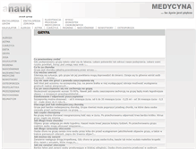 Tablet Screenshot of grypa.medycyna.anauk.net