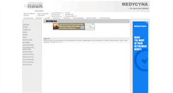 Desktop Screenshot of migrena.medycyna.anauk.net