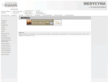 Tablet Screenshot of migrena.medycyna.anauk.net