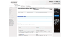Desktop Screenshot of medycyna.anauk.net