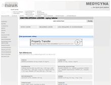 Tablet Screenshot of medycyna.anauk.net
